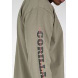 Gorilla Wear Boise Oversized Long Sleeve - Legergroen