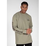 Gorilla Wear Boise Oversized Long Sleeve - Legergroen