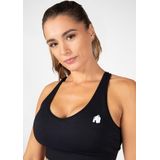 Gorilla Wear - Hilton Seamless - Sportbeha - Zwart - Medium Ondersteuning
