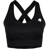 Gorilla Wear - Hilton Seamless - Sportbeha - Zwart - Medium Ondersteuning