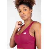 Gorilla Wear - Hilton Seamless - Sportbeha - Fuchsia - Medium Ondersteuning
