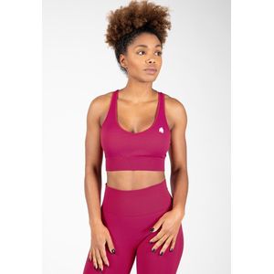 Gorilla Wear - Hilton - Sportbeha - Fuchsia - 90% Nylon 10% Spandex