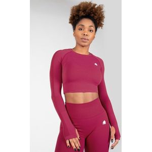 Gorilla Wear - Hilton - Sportshirt - Fuchsia - Nylon/Spandex - Naadloos