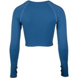 Gorilla Wear - Hilton Seamless - Cropped Long Sleeve - Blauw