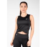 Gorilla Wear - Estelle Twisted Crop Top - Zwart