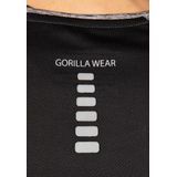 Gorilla Wear Monetta Performance T-Shirt - Grijs Gemeleerd Zwart