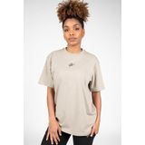 Gorilla Wear Bixby Oversized T-Shirt - Beige