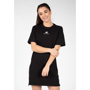 Gorilla Wear - Neenah T-Shirt Jurk - Zwart - Katoen