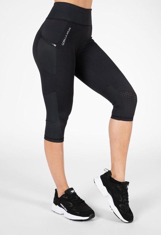 Gorilla Wear Monroe Cropped Legging - Zwart