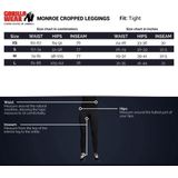 Gorilla Wear Monroe Cropped Legging - Zwart