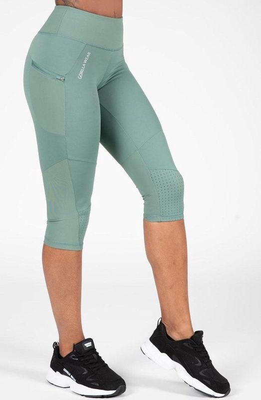 Gorilla Wear Monroe Cropped Legging - Groen