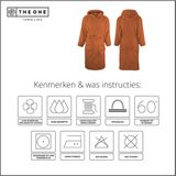 The One Towelling Badjas - Zachte Kamerjas met Capuchon - Vocht Absorberend