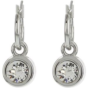 Biba - Hang Oorbellen - Crystal - Nikkelvrij - Oorringen met Swarovski Steentje