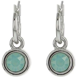 Biba Hang Oorbellen met Swarovski Steentje Pacific Opal