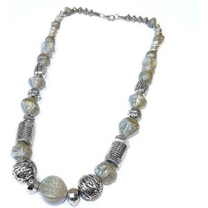 Ketting met Grijze Kralen