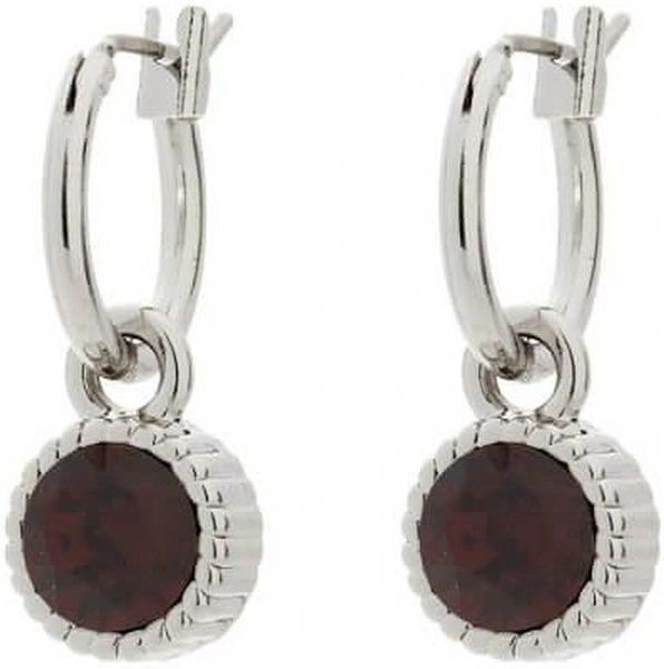 Biba - Hang Oorbellen - Zilver - Swarovski Steentje - Nikkelvrij