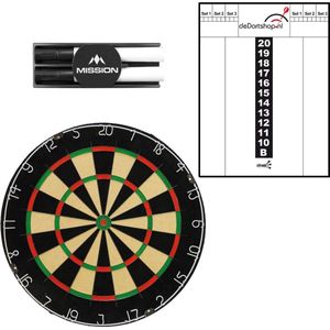 Darts Set - EZ start - dartset - complete starter set - dartbord - whitebord - wisser - stiften