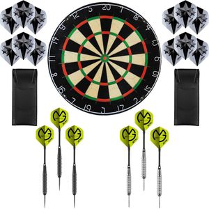 Darts Set Michael van Gerwen Precision set – dartbord – 2 sets - dartpijlen – dart shafts – dart flights – Darts Set Plain dartbord