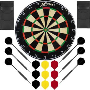 Darts Set Belgian Dreammaker set – dartbord – 2 sets - dartpijlen – dart shafts – dart flights – Plain Dartbord