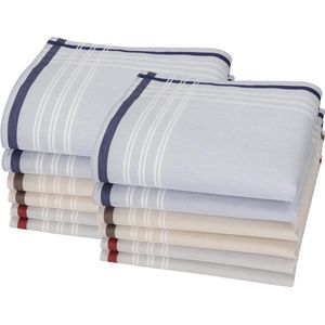 Soft – Zakdoeken – Zakdoeken heren – 12 stuks – Model 16