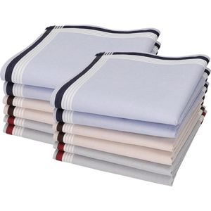 Soft – Zakdoeken – Zakdoeken heren – 12 stuks – Model 18