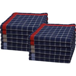 Soft - Zakdoeken - 12 stuks - Model 20 - Luxe Heren Zakdoeken - 100% Hoogwaardig Katoen - 40 x 40 cm