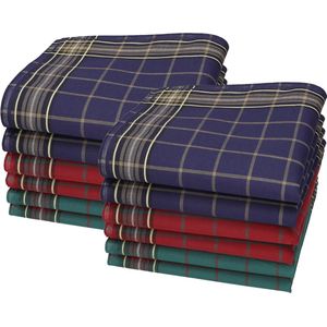 Soft – Zakdoeken – Zakdoeken heren – 12 stuks – Model 21