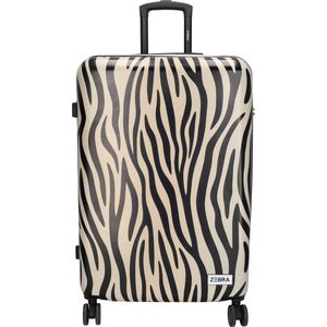 Zebra Trends Animal Travel Grote Koffer - 74 cm - 90 Liter - TSA Slot - Zebra