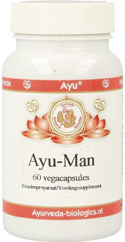 Ayurveda Biological Remedies - Ayu Man - Kruidenpreparaat - 60 Vcaps