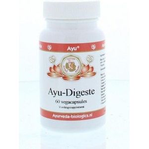 Ayu-Digeste - Voedingssupplement - 60 Capsules - Ayurveda Biologische Remedies
