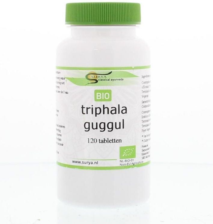 Surya - Bio Triphala Guggul - 120 Tabletten - Voedingssupplement