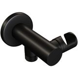 Brauer Black Edition Regendoucheset inbouw - hoofddouche 30cm - Gladde knop - handdouche rond 3 standen - mat zwart 5-S-057