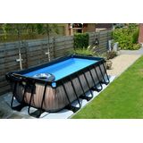 EXIT Framepool, (Set, 3 tlg.), BxLxH: 200x400x100 cm, mit Filterpumpe und Sicherheitsleiter
