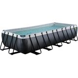 EXIT Framepool, (Set, 3 tlg.), BxLxH: 200x400x100 cm, mit Filterpumpe und Sicherheitsleiter