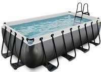 EXIT Framepool, (Set, 3 tlg.), BxLxH: 200x400x100 cm, mit Filterpumpe und Sicherheitsleiter