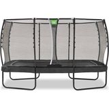 EXIT Allure trampoline rechthoek 244x427cm - zwart