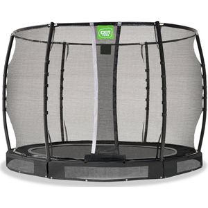 EXIT Allure Premium inground trampoline rond ø305cm - zwart