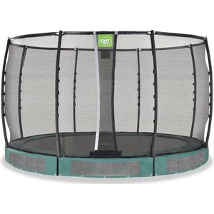 EXIT Allure Premium inground trampoline rond ø366cm - groen