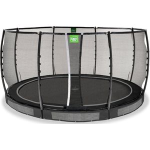 EXIT Allure Premium inground trampoline ø427cm - zwart