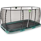 EXIT Allure Premium inground trampoline 244x427cm - groen