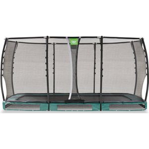 EXIT Allure Premium inground trampoline 244x427cm - groen