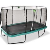 EXIT Allure Classic trampoline rechthoek 244x427cm - groen