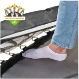 EXIT Allure Classic grond trampoline 214x366cm - zwart
