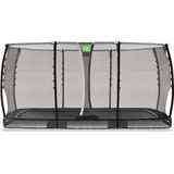 EXIT Allure Classic inground trampoline 244x427cm - zwart