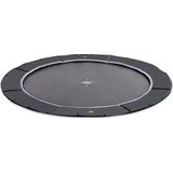 EXIT Dynamic groundlevel sports trampoline rond ø305cm - zwart