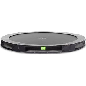 EXIT Elegant Premium inground sports trampoline rond ø305cm - zwart