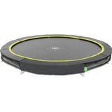 EXIT Silhouette inground sports trampoline rond ø244cm - zwart