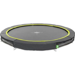 EXIT Silhouette inground sports trampoline rond ø244cm - zwart