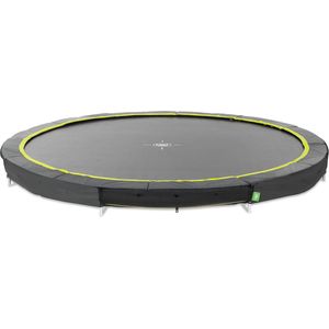 EXIT Silhouette inground sports trampoline ø427cm - zwart