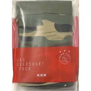 Ajax - Boxershort - Kinderen - 2 Pack - Maat 116-122 - Legerprint